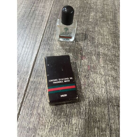 Vintage Gucci Pour Homme .25 FL OZ empty bottle cologne with box - Picture 2 of 5